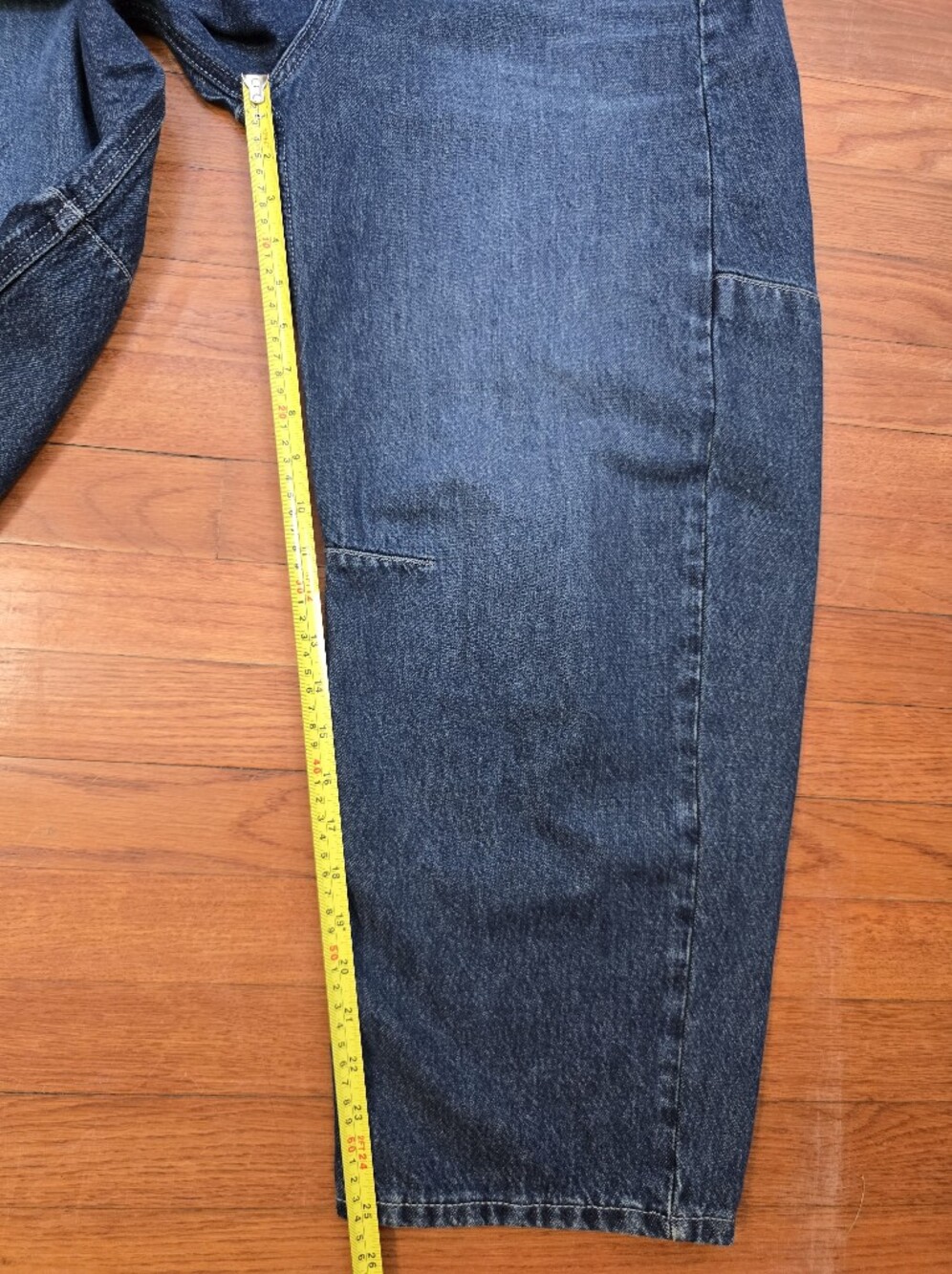 Rag & Bone The Chase High-Rise Barrel Jeans Grafton Blue Sz.28 - Picture 13 of 16